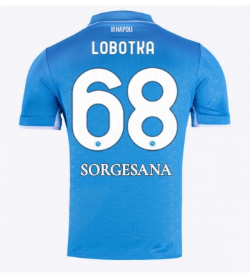 SSC Napoli Stanislav Lobotka #68 Hjemmebanetrøje 2024-25 Kort ærmer